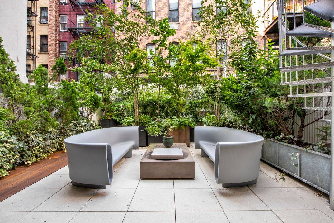 Modern East Village Duplex with 1,000 SF Private Garden