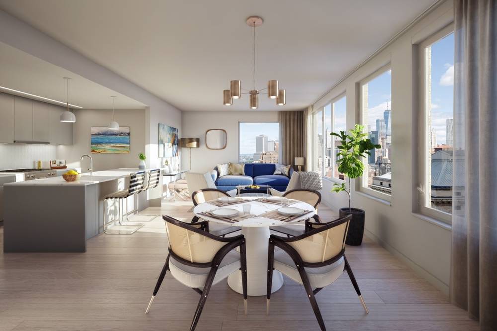 Brooklyn Heights *Three Bedroom-Two Bath* Private Balcony / Hi-Rise/ Luxury Amenity / 24-Hour Concierge / Outdoor Rooftop / Terrace / BBQ Space / Lounge Room / Fitness Center/ Yoga Room / Freedom Tower Views / Minutes to Manhattan