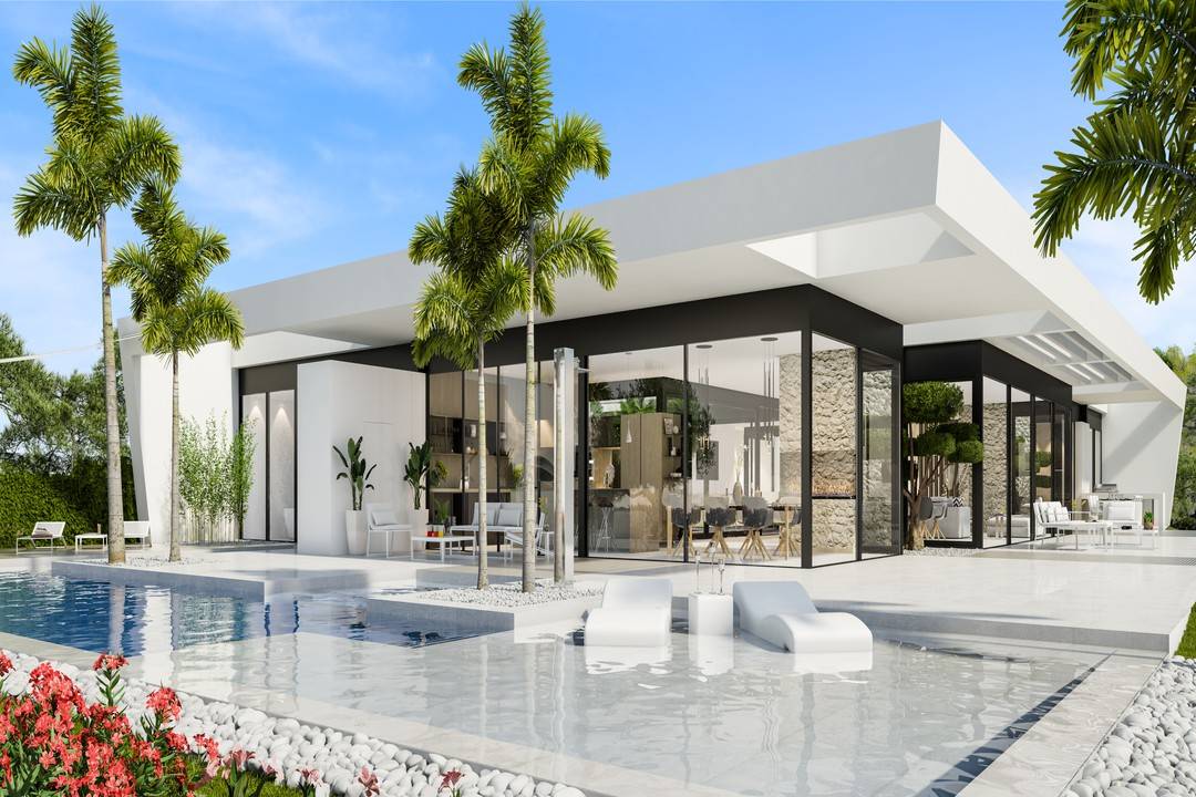 Simply fantastic new build modern style villa for sale in the sought after Costa Blanca in the beautiful and sunny Spanish Coast.