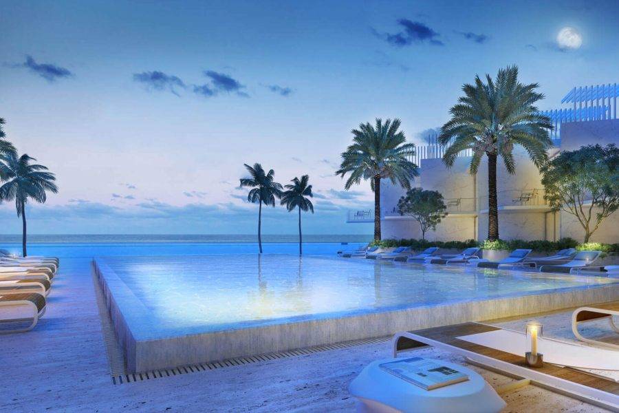 Oceanfront Private Beach | Deluxe 3 Bed/4.5 Bath + Den | Miami| 3,110 SF