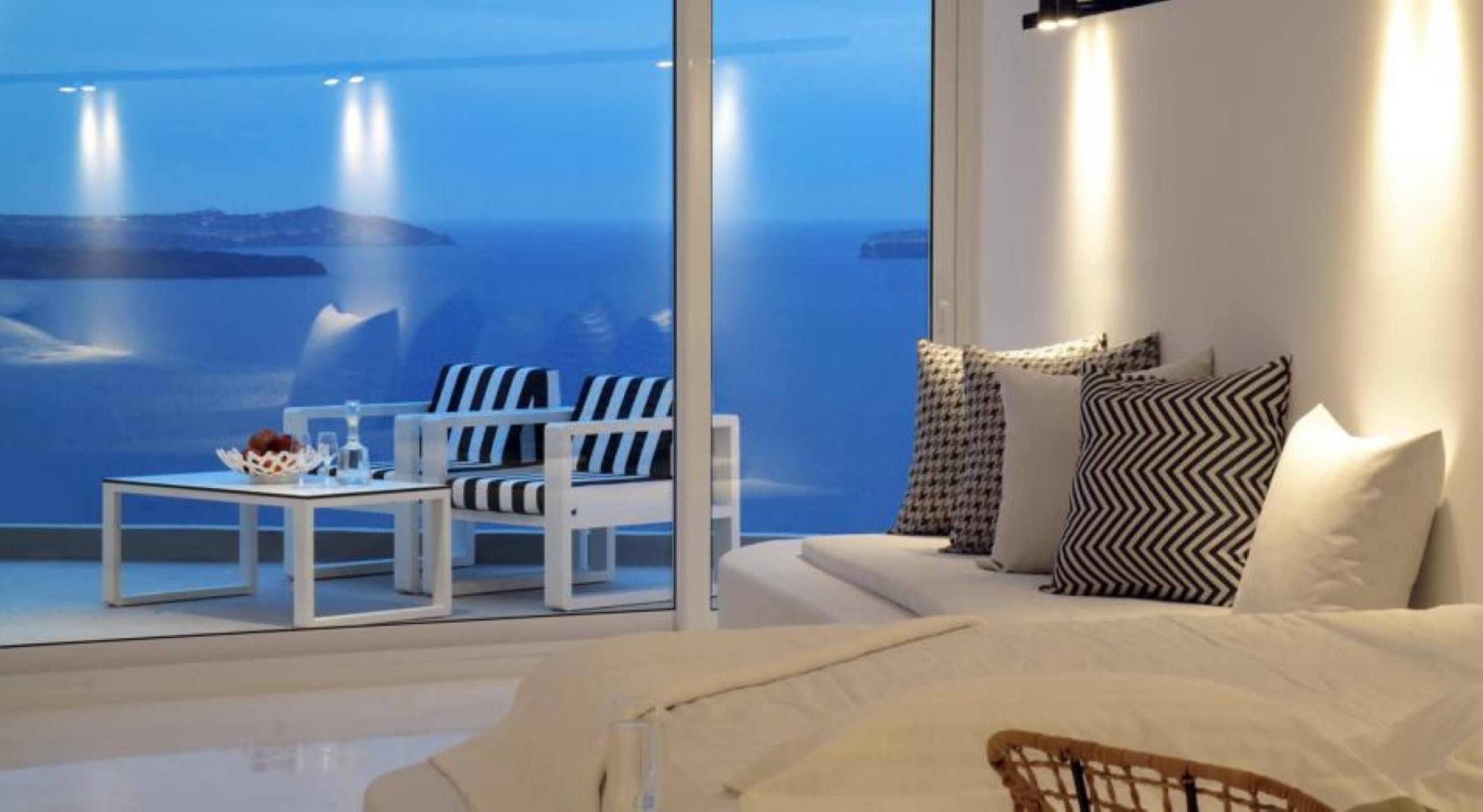 Three Luxury Summer (6 month season) properties on the caldera of Santorini