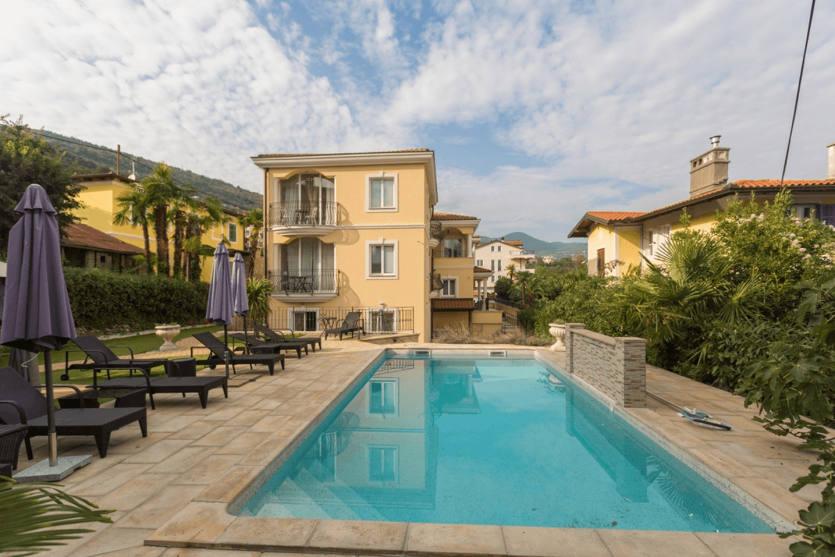 Villa with sea view and heated pool - Lovran, Opatija