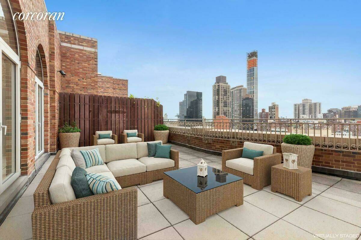 Upper East Side Duplex Penthouse with Huge Terrace & City Views