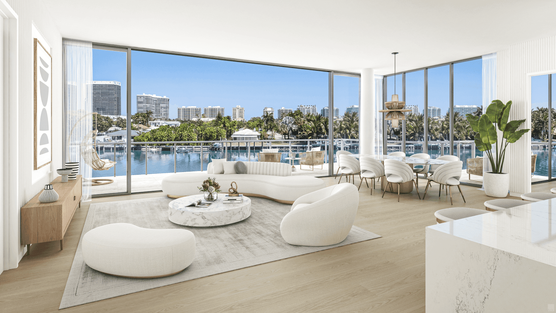 Miami| Water Front| BAL HARBOR| 4 bed 4.5 bath | 2,405 sf