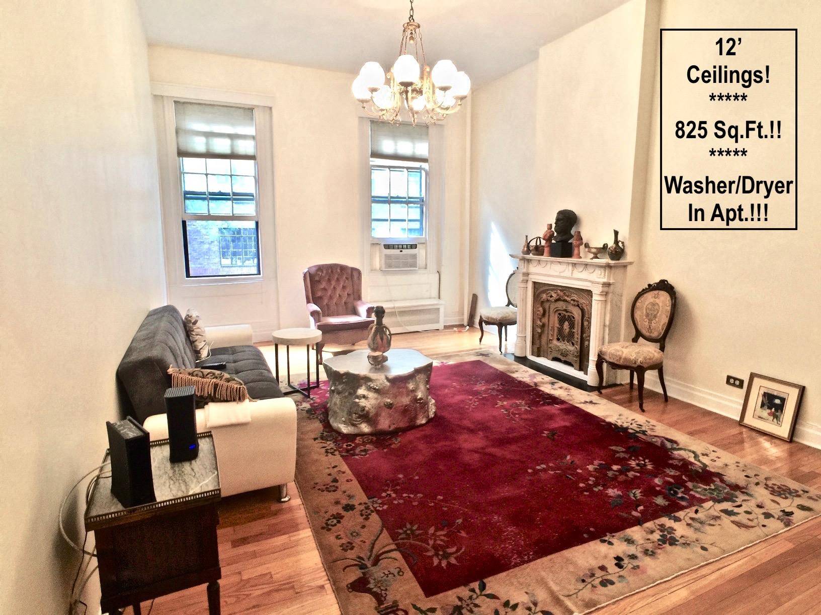 Landmarked Chelsea Townhouse with Classic Finishes WD in unit (No Fee)
