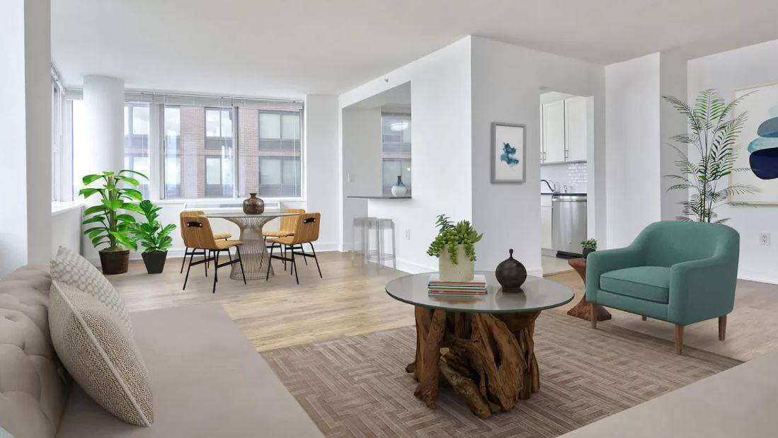 Spacious 3 Bedroom apartment with Hudson river views.