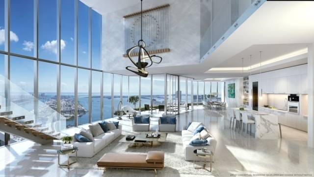 LUXURY 5 BEDS | 6 BATHS | DEN | PRIVATE ELEVATOR WITH SPECTACULAR CITY AND SKYLINE VIEWS IN THE CENTER OF MIAMI