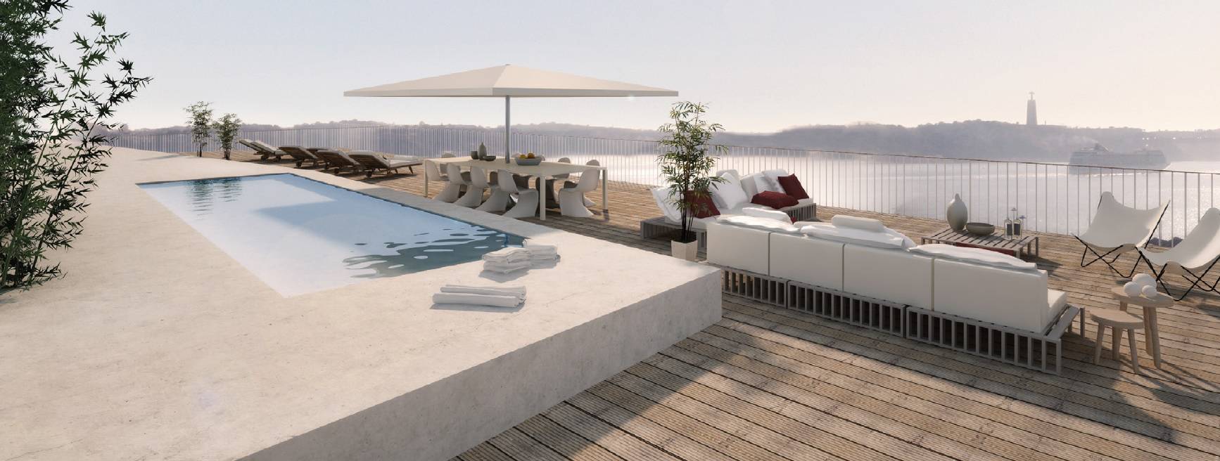 Lisbon's Most Exclusive Penthouse |Expansive Rooftop With Pools| Breathtaking View