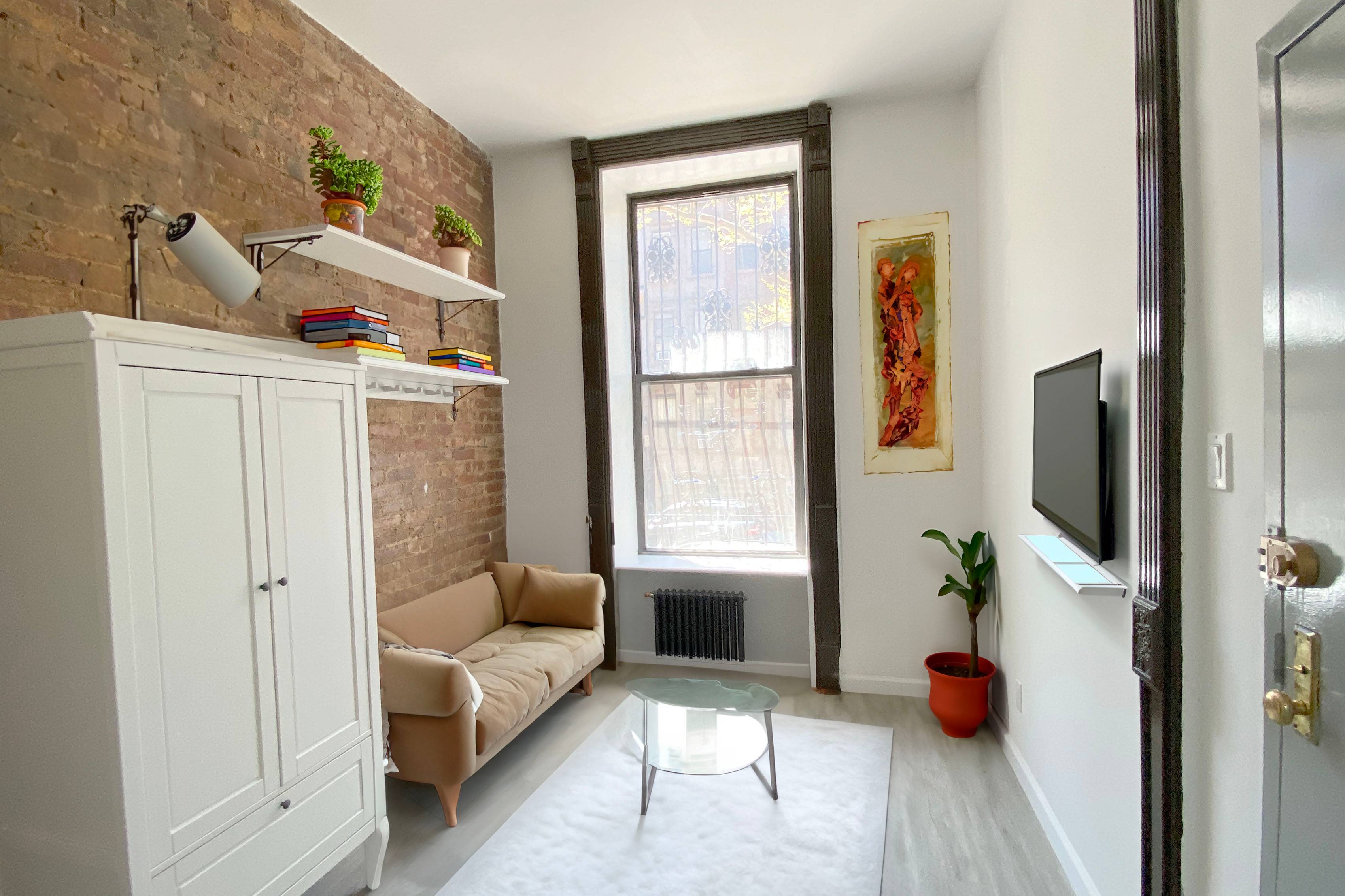 Mini Studio With a Loft Bed Available in a Newly Renovated Brownstone.