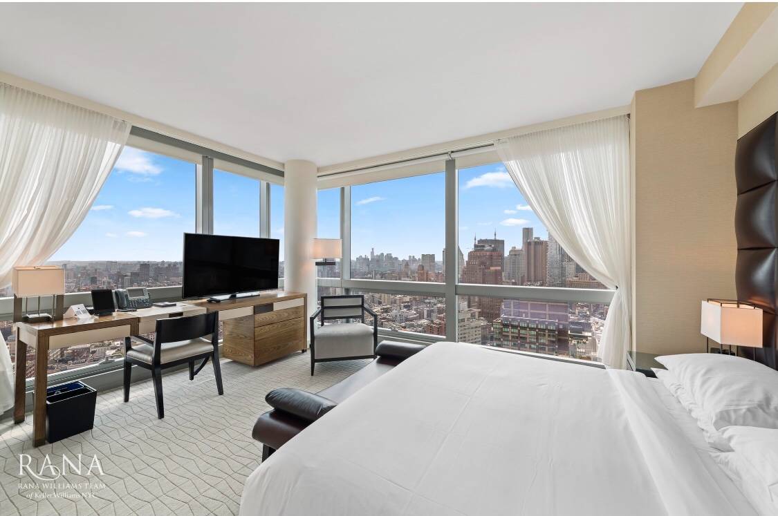 This unique condo hotel suite is at the Penthouse level situated on the 41st Floor of The Dominick and has one of the most unique studio layouts in the building ...