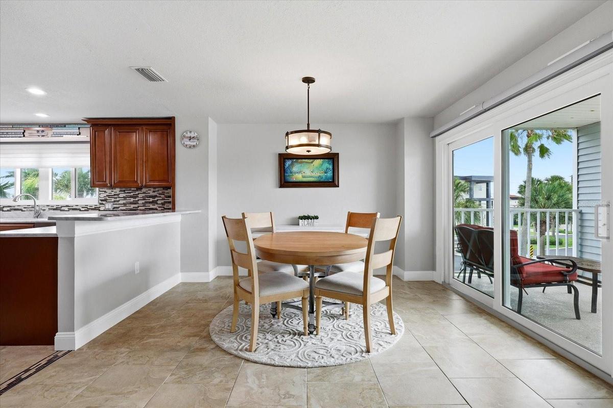 Dining Space overlooking balcony