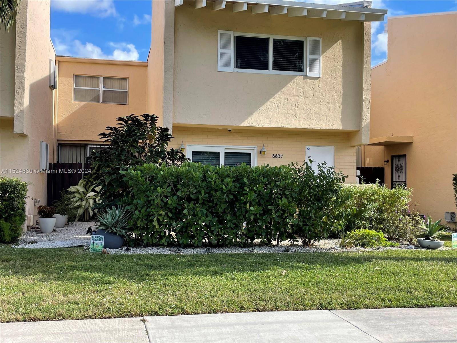 Completely remodeled townhome in desirable Miami Shores.