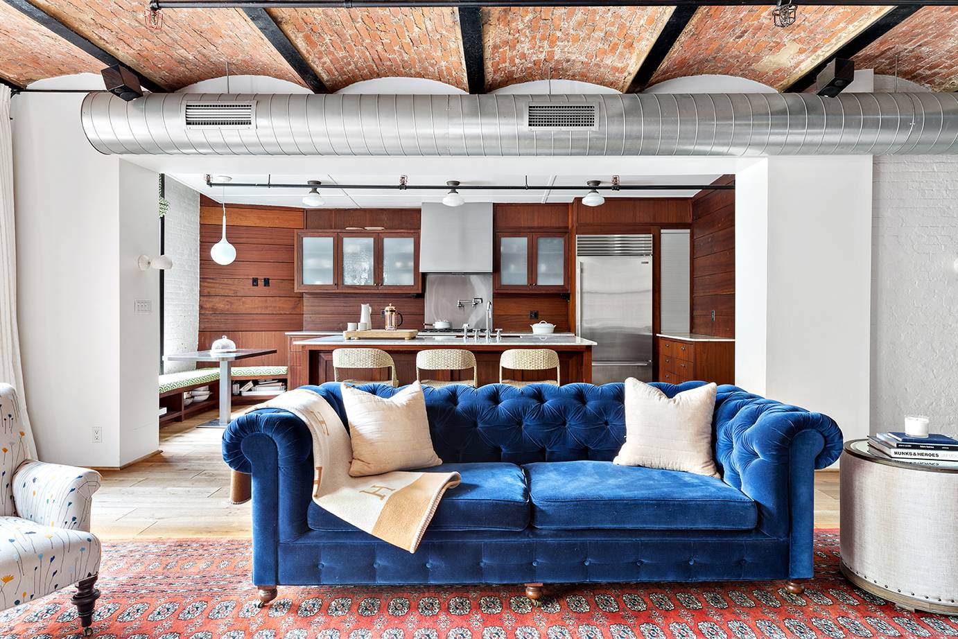This muscular downtown Penthouse loft is truly one of a kind !