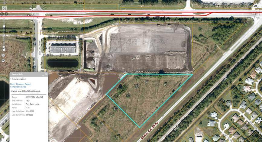 7. 7 ACRES INDUSTRIAL LOT FOR SALE !