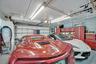 Garage has separate AC and has tons of space, epoxy floor and great storage