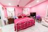 Bedroom featuring marble finish flooring and recessed lighting