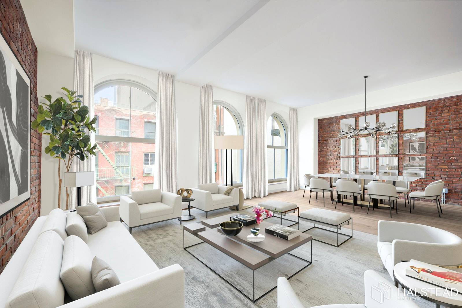 Move right into this mint and beautifully designed 1, 397 square foot condominium loft located in Tribeca's vibrant East Historic District featuring light filled rooms and superb luxury finishes throughout ...