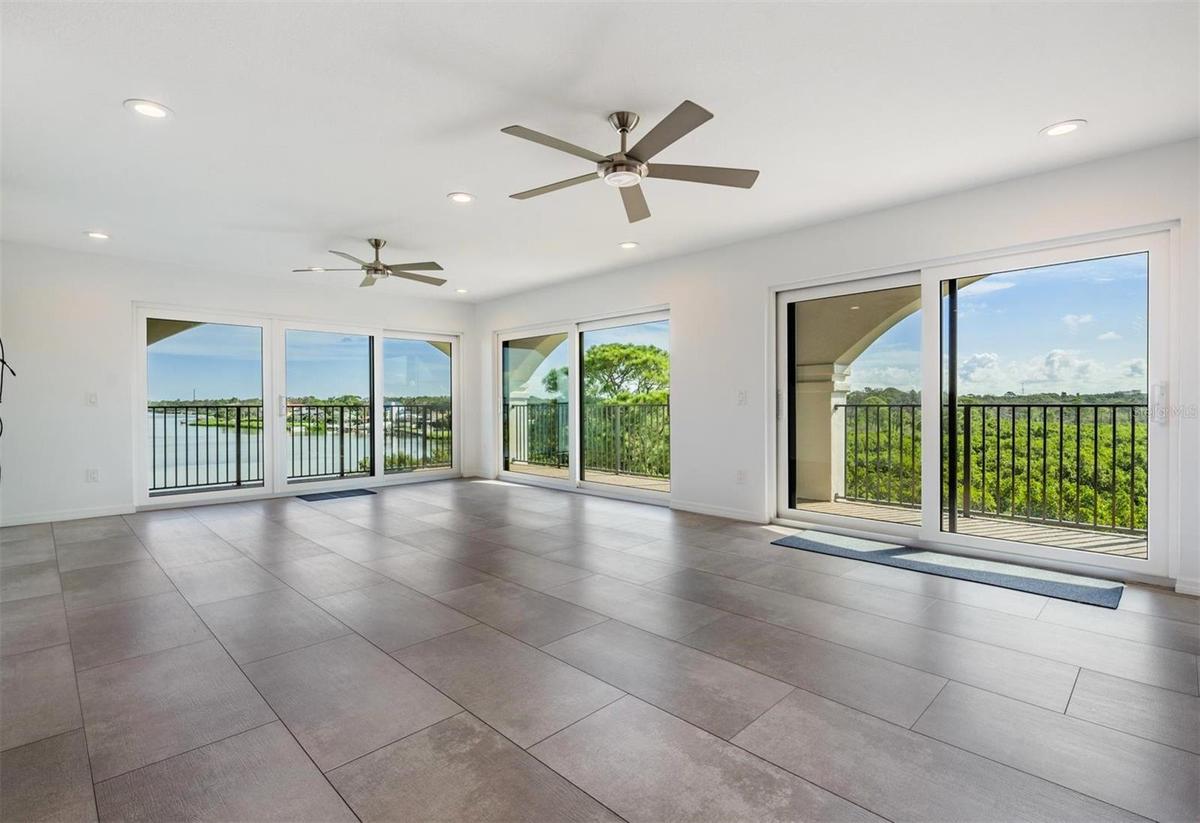 Living Room with Gorgeous Views of The Gulf and Preserve