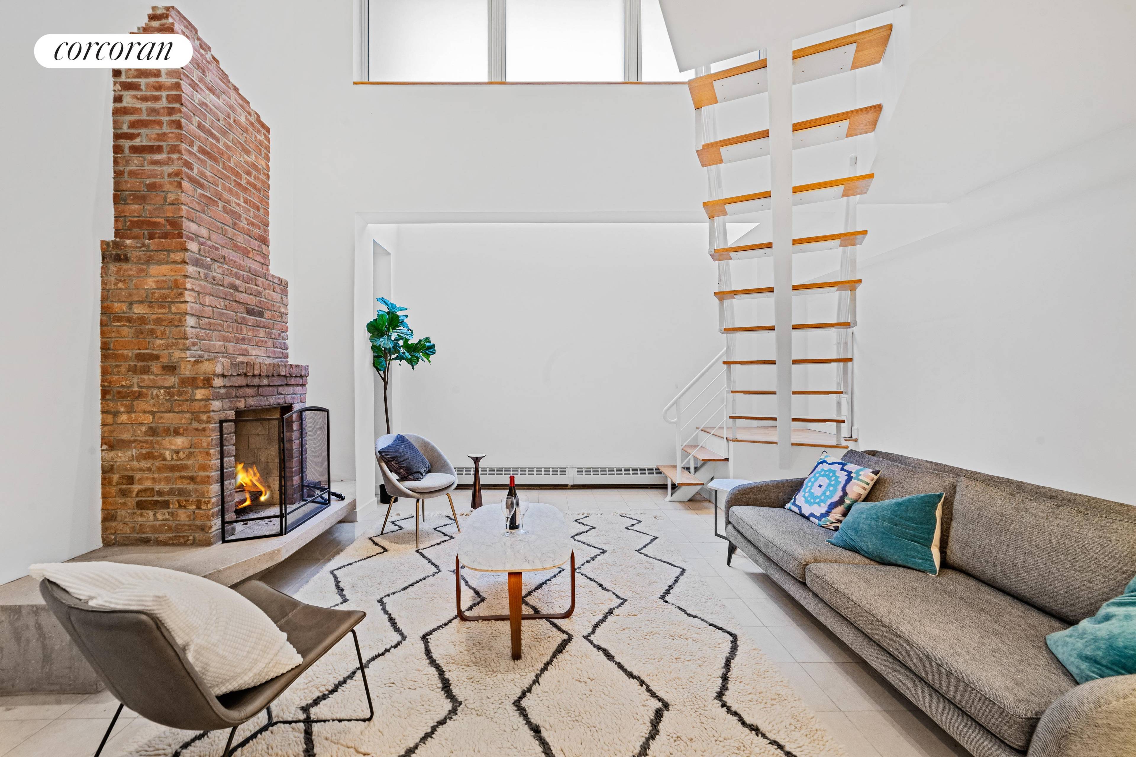 Townhouse high style living in an enormous duplex garden apartment in the heart of Boerum Hill.