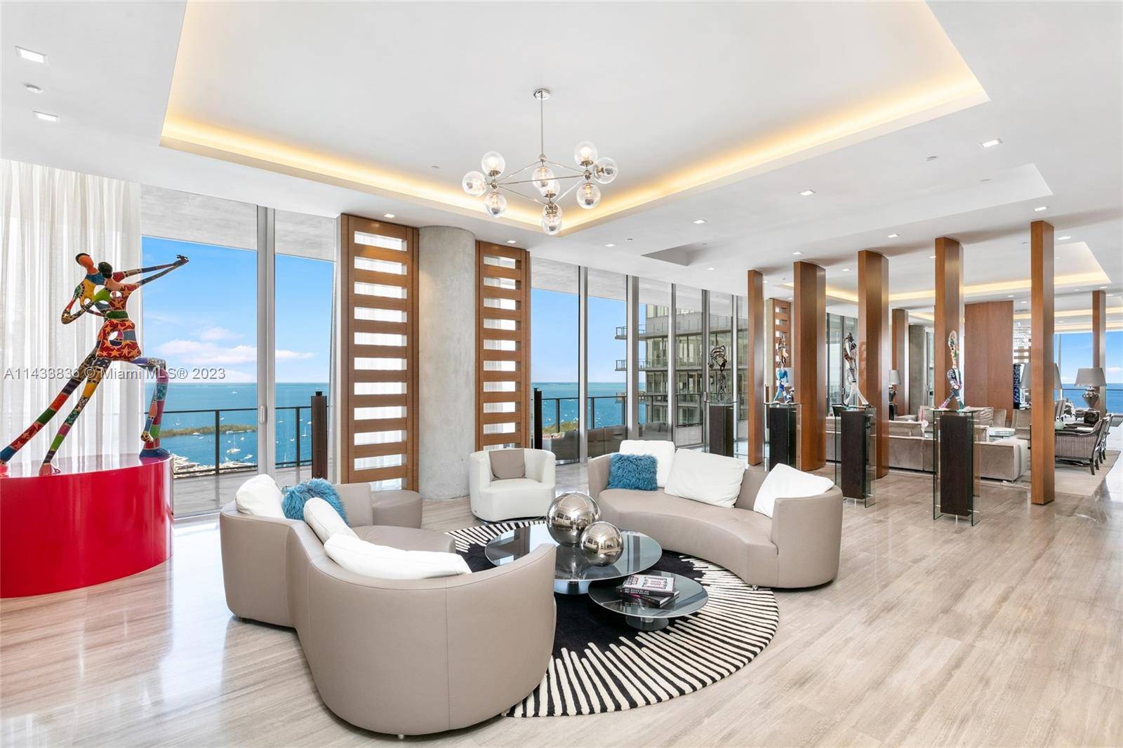 Discover Miami's grandest single floor condo in Miami, spanning 11, 000 sq.