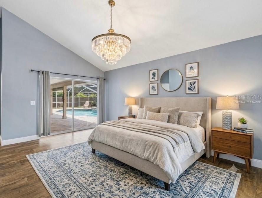 Primary Bedroom - virtually staged