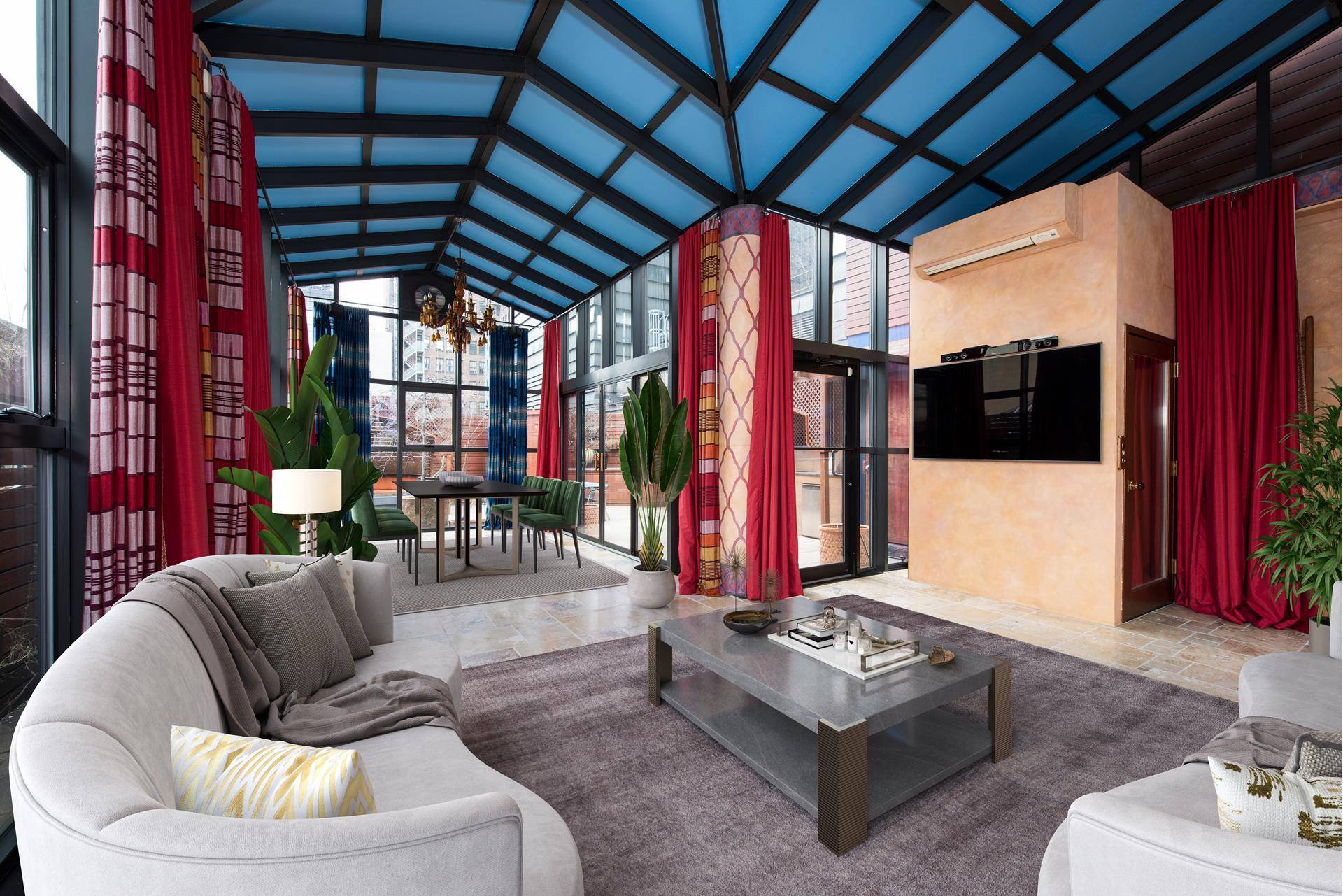 SUBLIME OUTDOOR OASIS ! Just in time for Spring, don't miss out on this one of a kind, penthouse duplex home with approximately 5000 total square feet indoors and outdoors ...