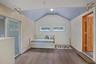 Den used as a Bedroom, with radiant heated floor
