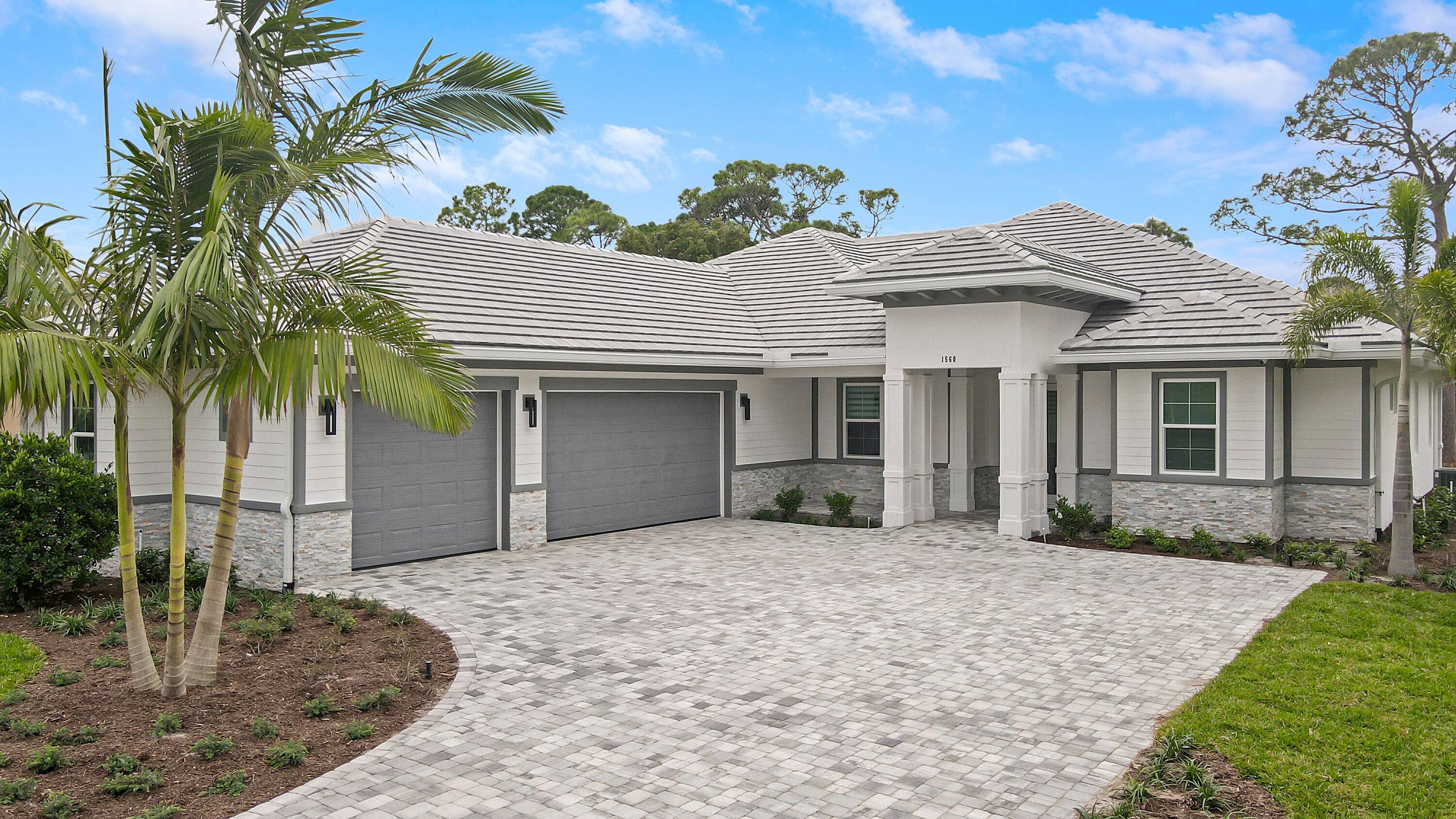 Welcome home to this captivating brand new CBS construction home in the exclusive gated community of Cobblestone.