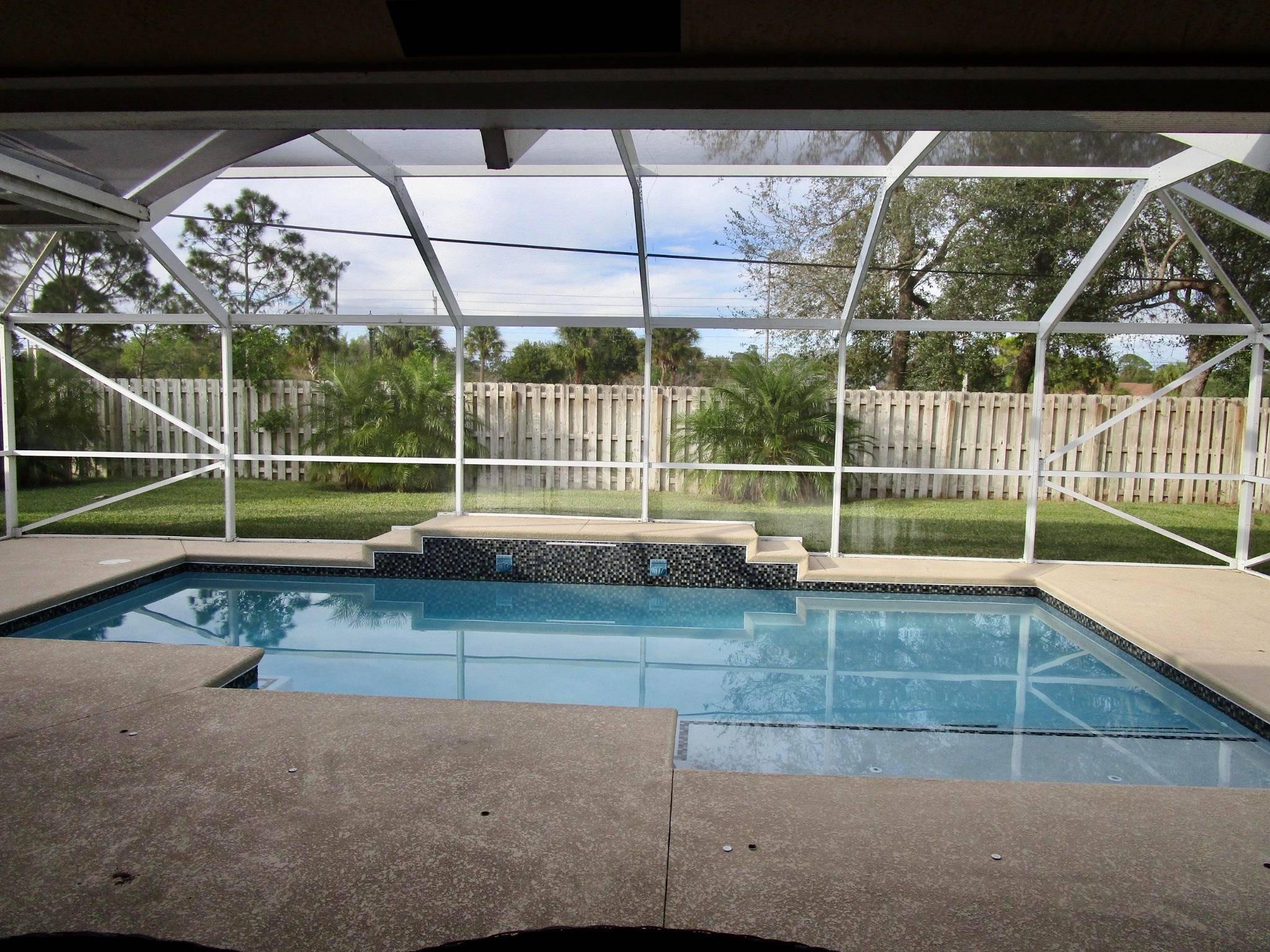 4 2. 5 2 CBS pool home located in a desirable location close to schools, shopping, I 95, turnpike, Traditions, and local hospitals.