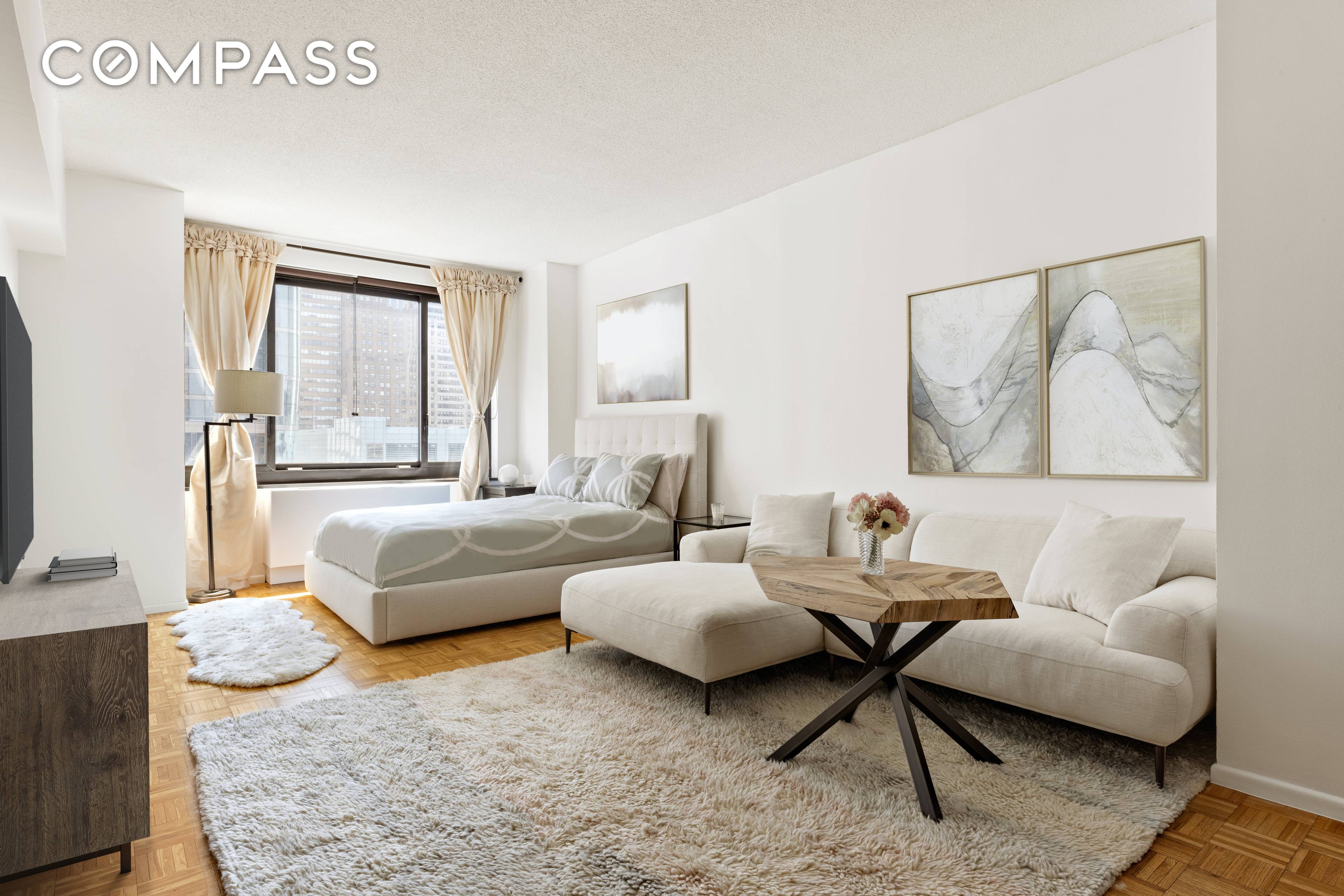Alcove Studio Battery Park City Condominium Amazing Alcove studio, great natural light, and stunning views at Battery Park City s coveted Liberty Court !
