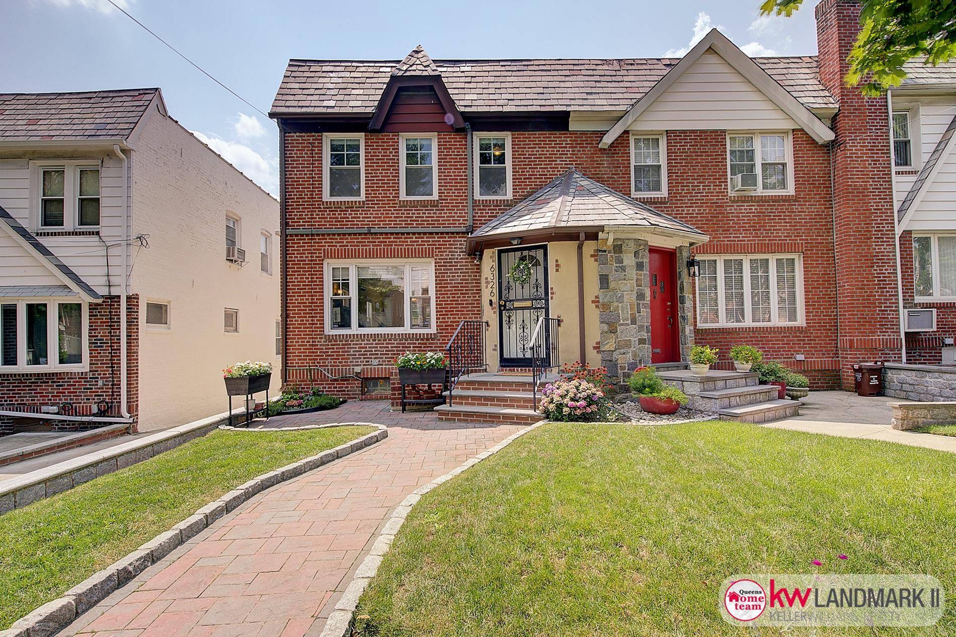 Rare fully renovated semi detached 20 footer with above grade basement in Middle Village, Queens.