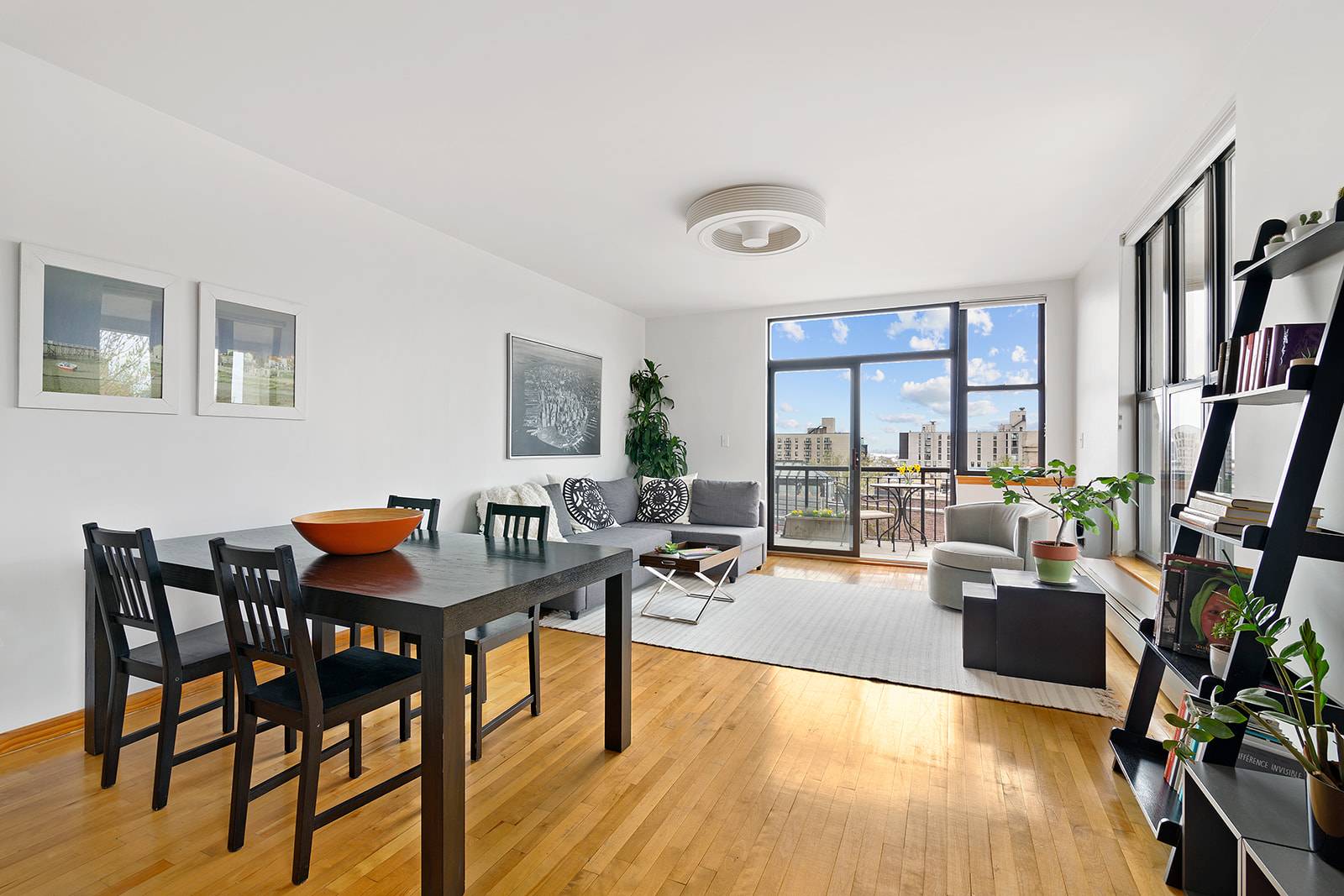 This charming, loft style two bedroom, two bath condo really does have it all warmth, spaciousness, and a sprawling private terrace with spectacular views of the city !