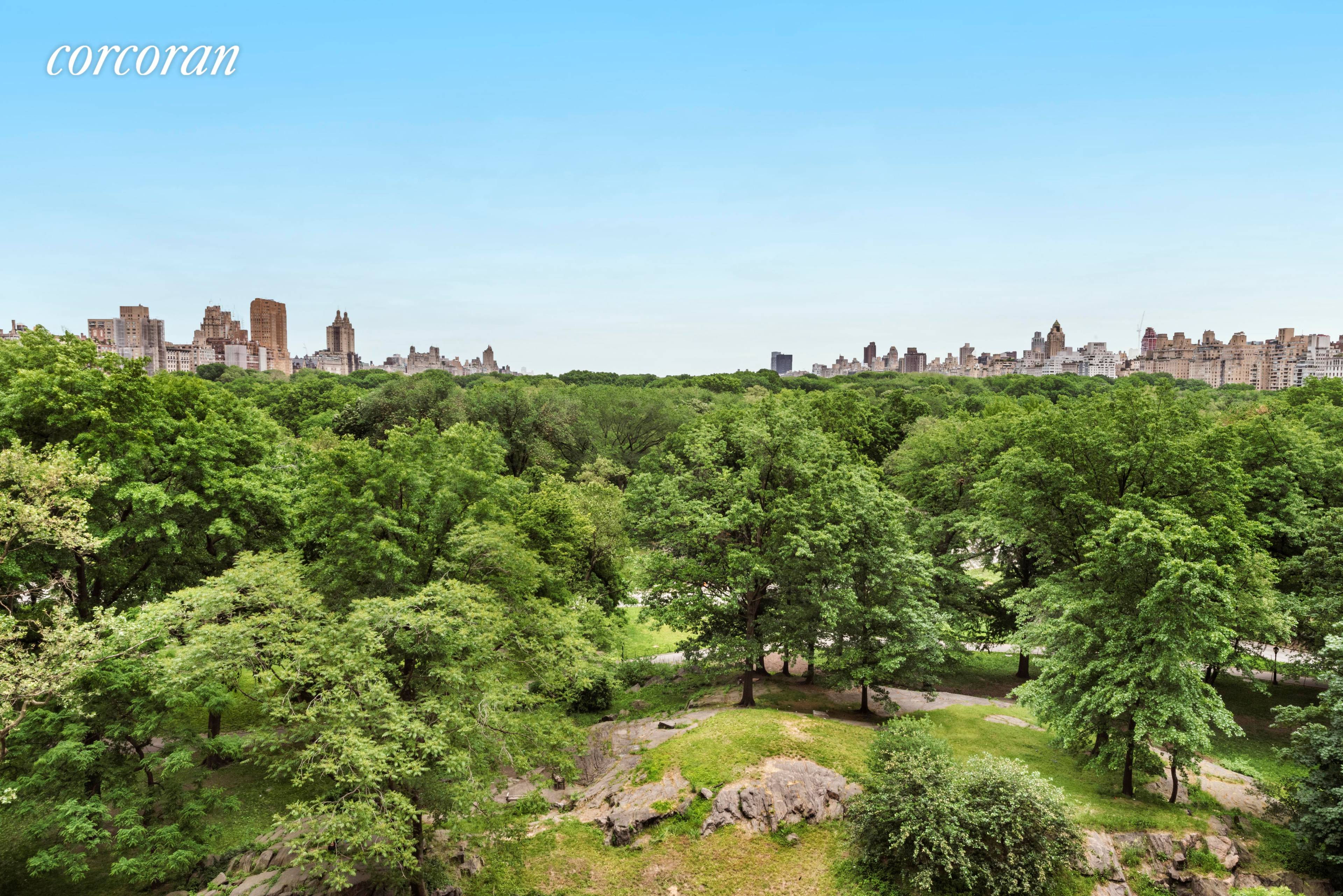 Experience the rare opportunity to reside in a furnished five bedroom, six and a half bathroom residence with over one hundred feet of unobstructed Central Park views and full hotel ...