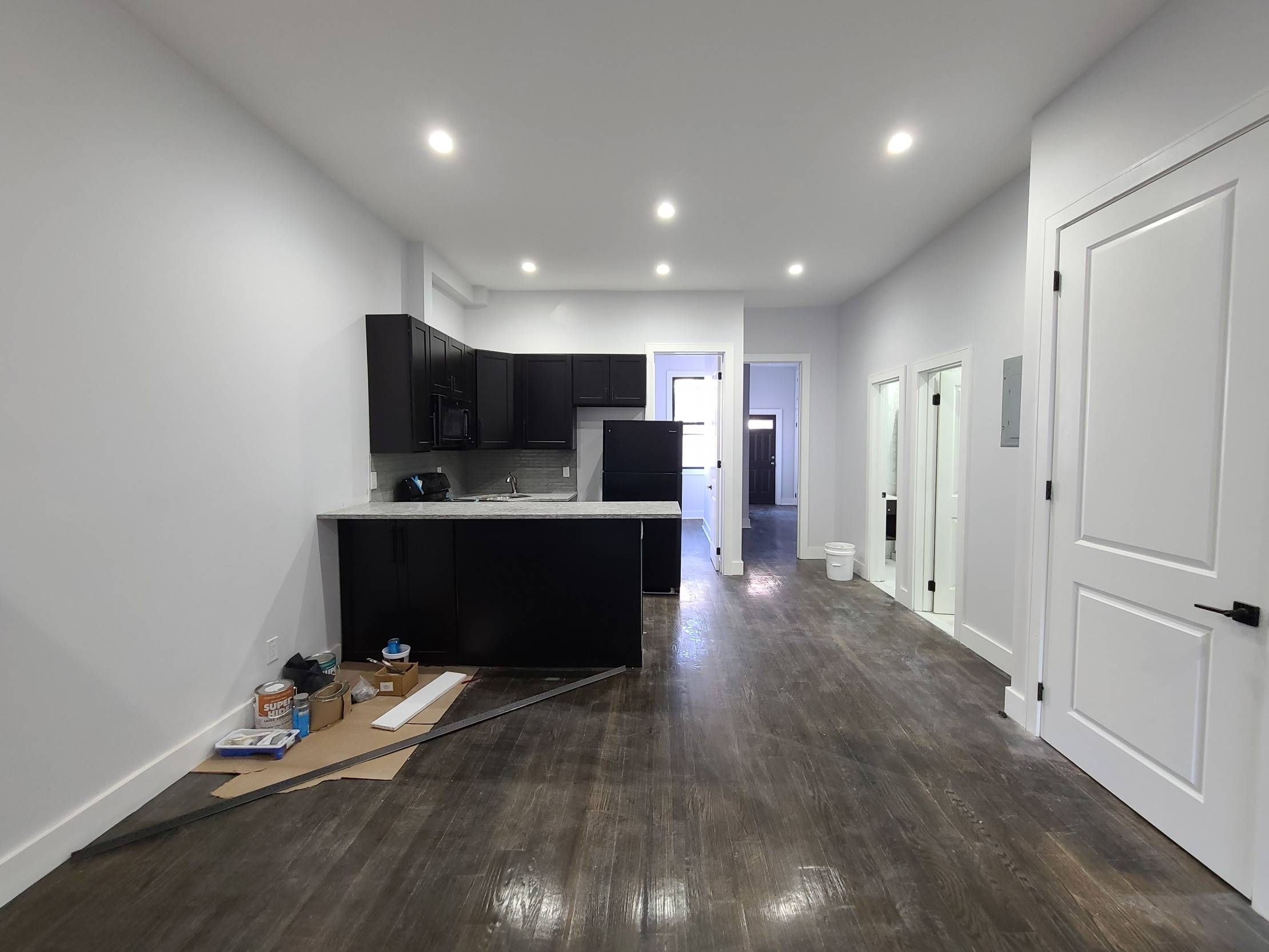 Floor through, 3 bedroom, 2 bathroom apartment available in Bushwick.