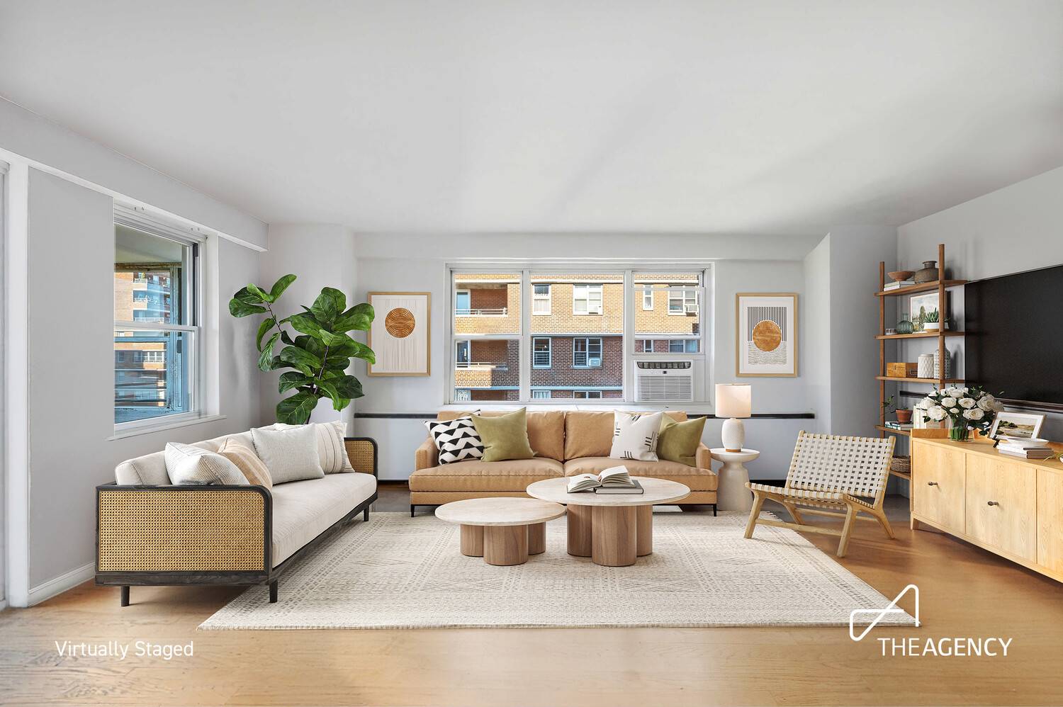 Perched high above the city, this expansive three bedroom, two bathroom residence offers an exceptional opportunity to design a one of a kind home with breathtaking city and water views.