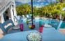 Poolside seating