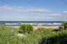 View from private beach access