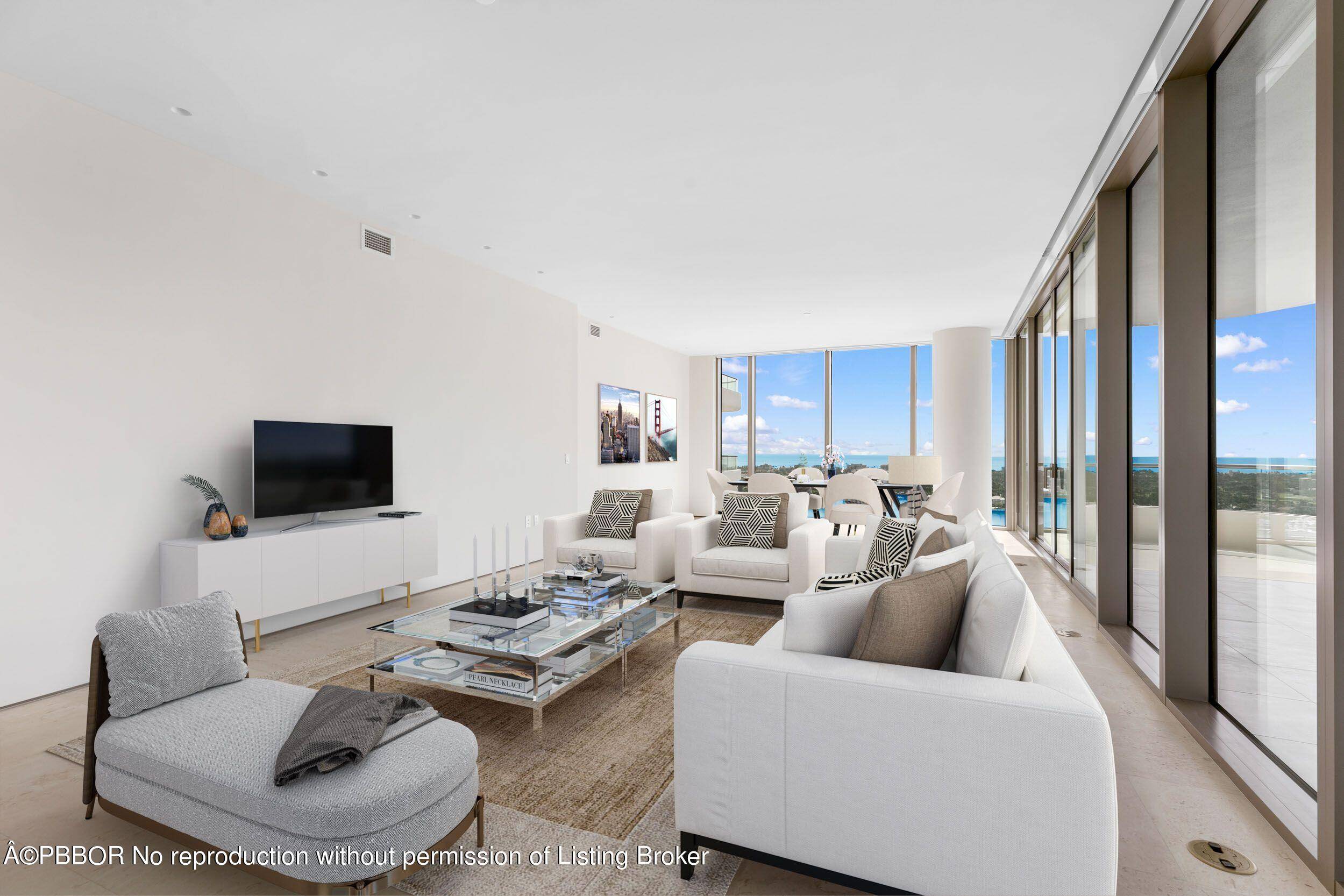 Step into this beautiful 2, 577 sqft, two bedroom unit with sweeping views of the Intracoastal, Palm Beach Island and the ocean.