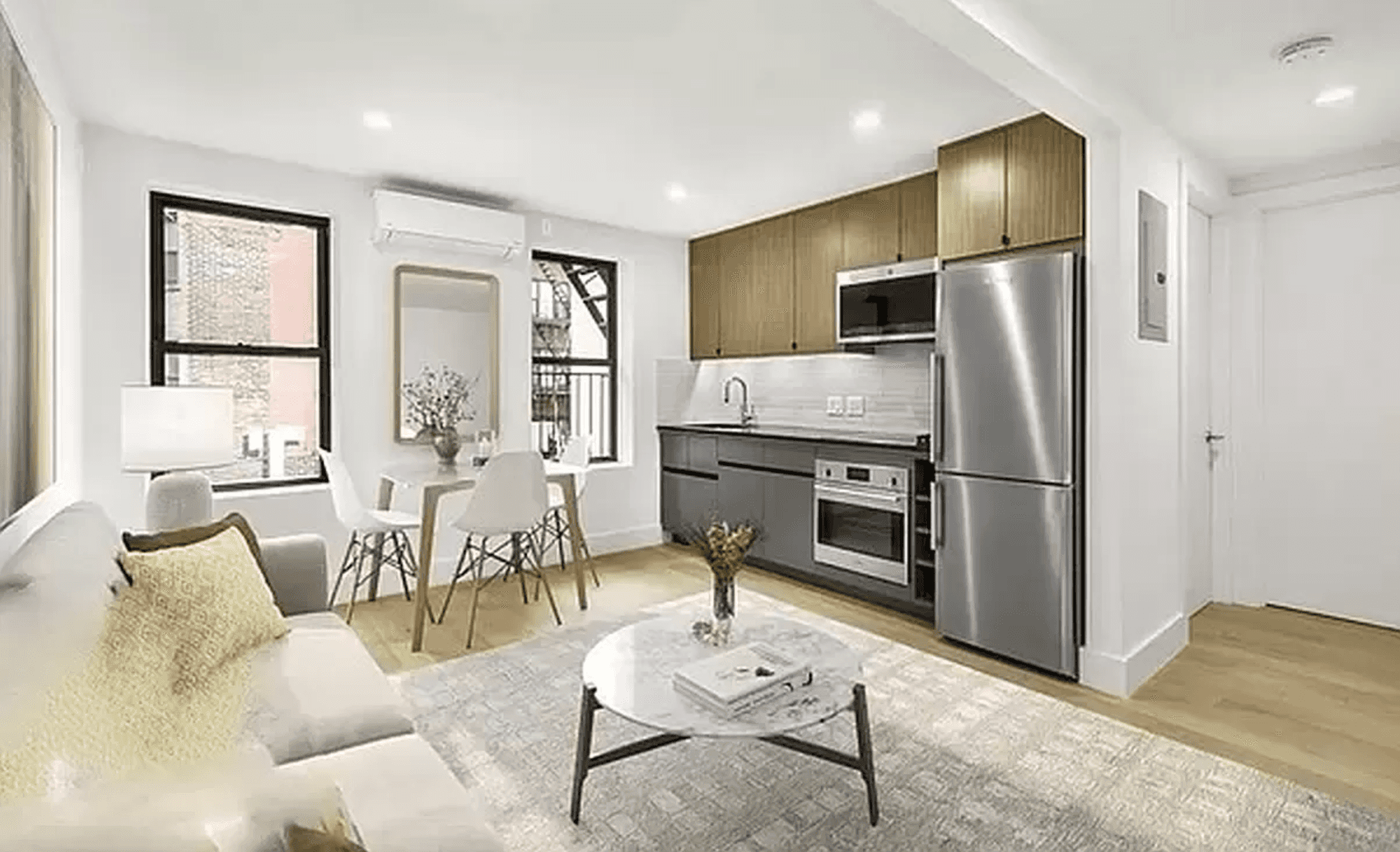 Beautifully renovated 2 Bedroom, 1 Bath with European white oak hardwood floors, Caesarstone countertops, stainless steel appliances, in unit W D, Sonos smart speakers with built in Alexa, Latch smart ...