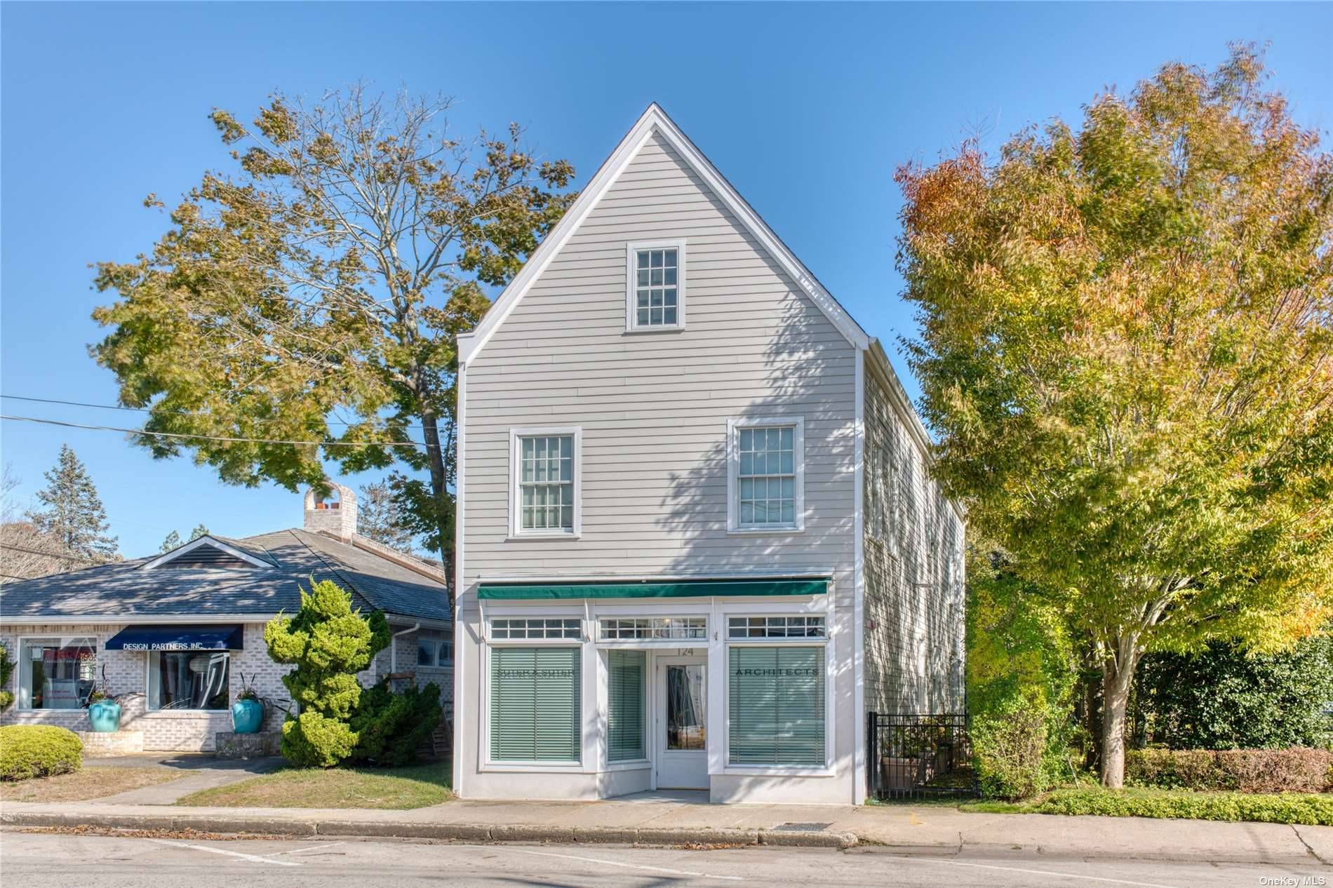 Quogue office professional space, located in the heart of the Village, is offered for year round lease.