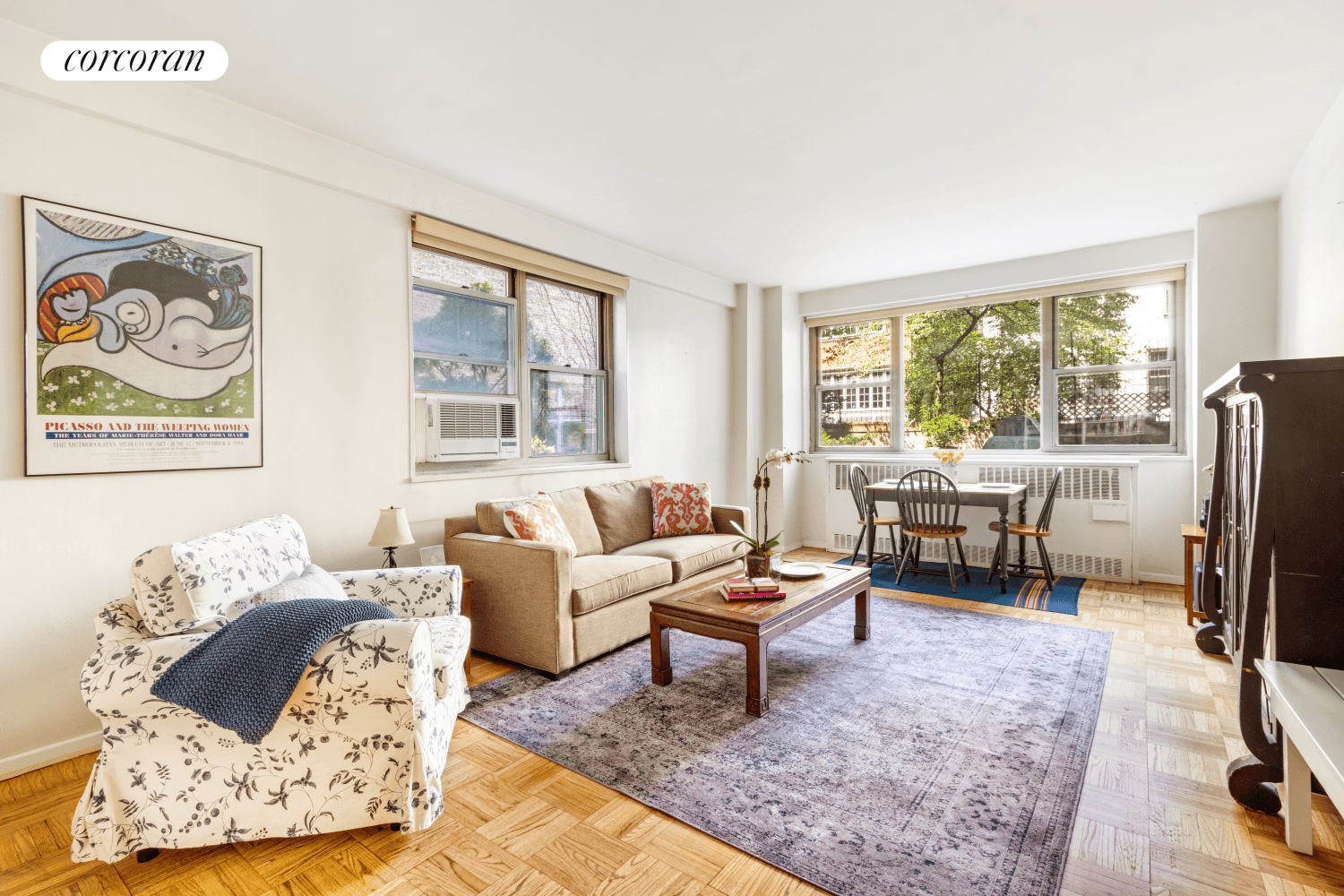 A spacious one bedroom Upper East Side home near Carl Schurz Park is now on the market.