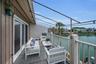 Virtually staged upper level deck