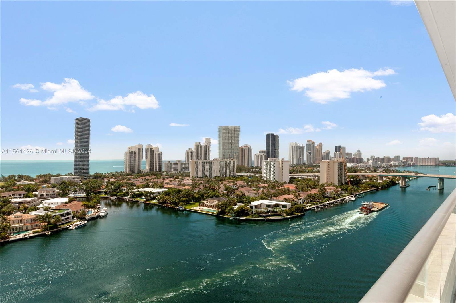 Welcome to this exquisite, fully furnished 20th floor apartment in Turnberry Isle North Tower.