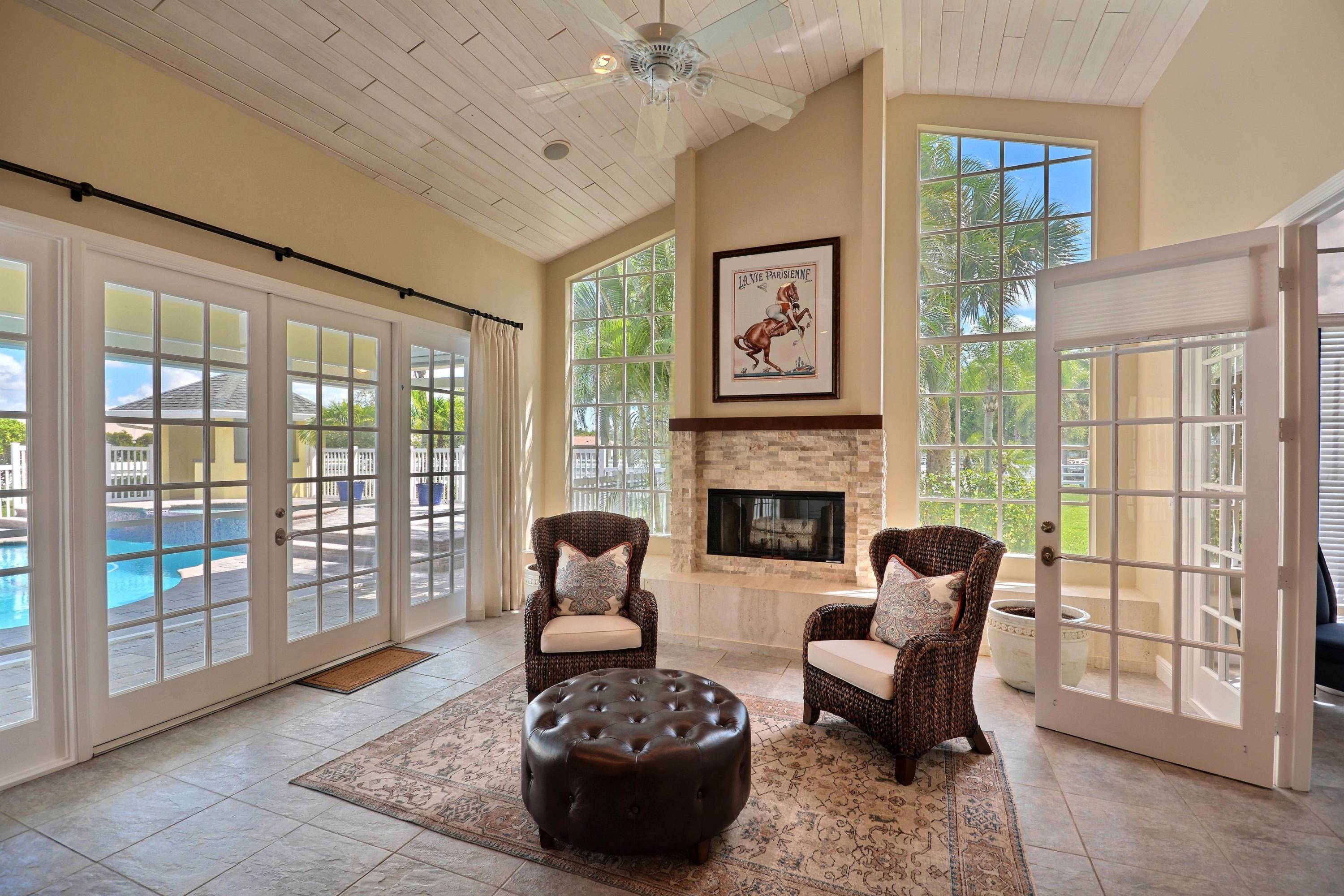 Beautiful 5 bedroom pool home that is just a 1 4 mile golf cart trip to the WEF show grounds !