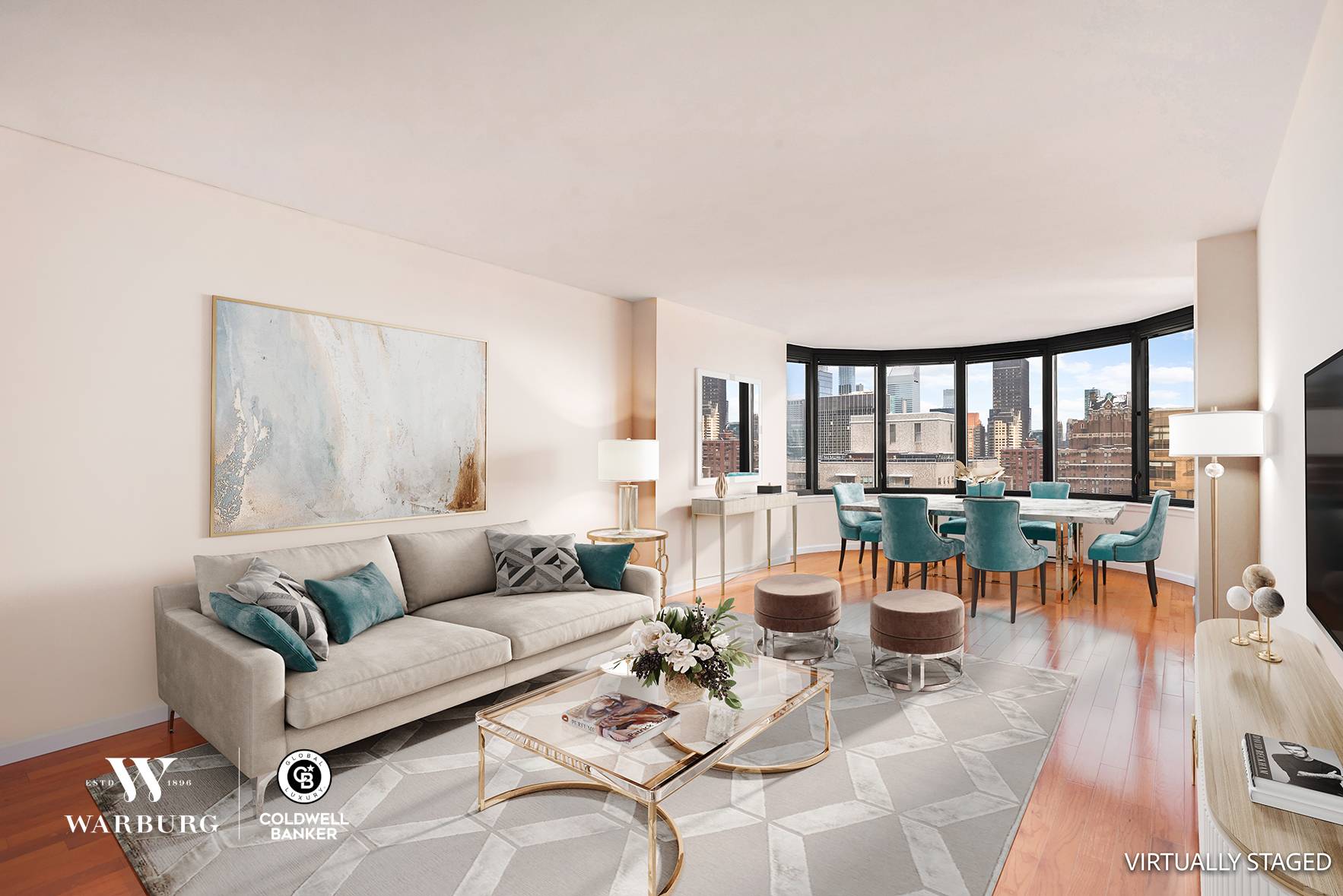 A wonderful opportunity to enjoy a high floor rental at the Corinthian one of New York's premiere condo buildings.