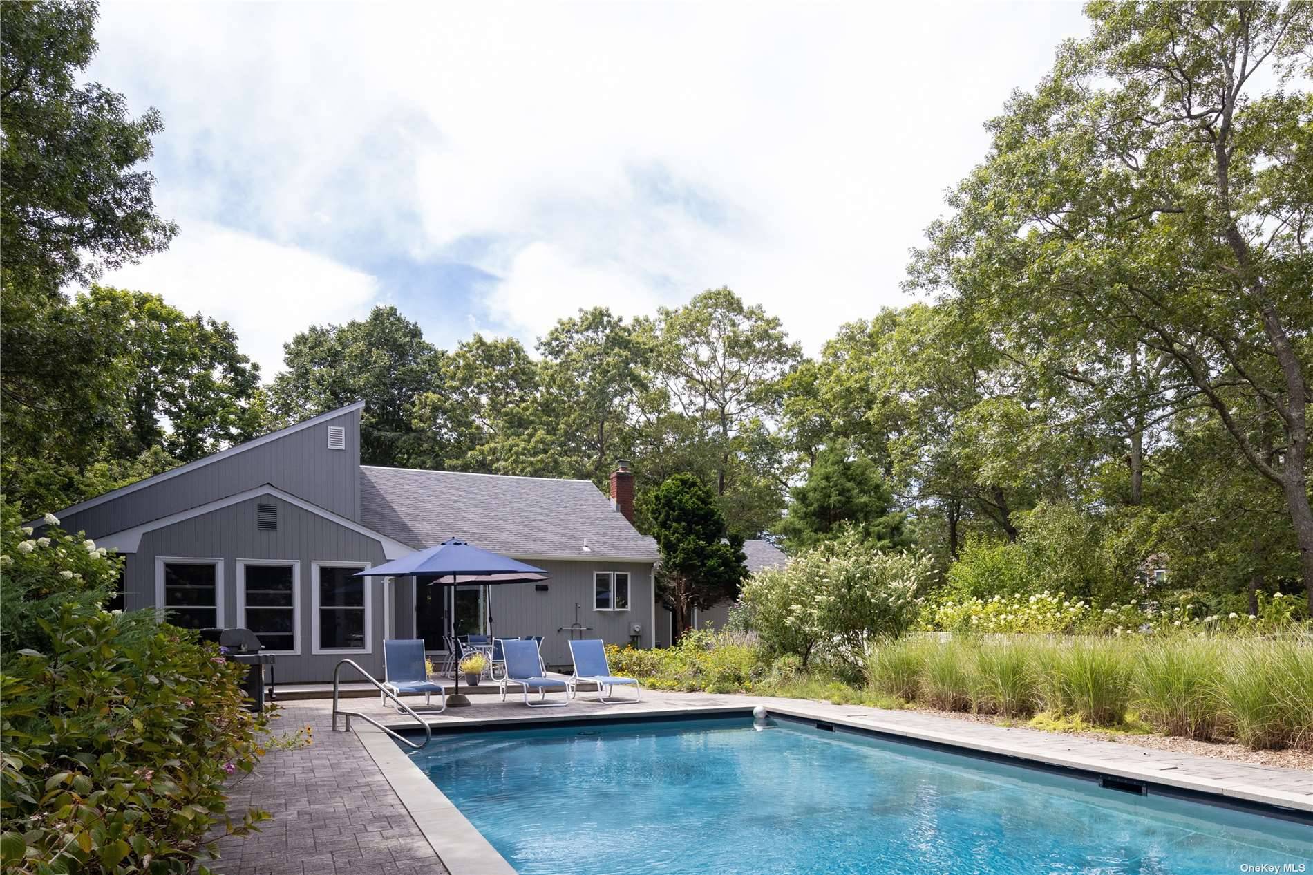 Light filled and move in ready, this 3 bedroom 2 bath contemporary home in the desirable Bay Estate section of East Quogue is now available to purchase.