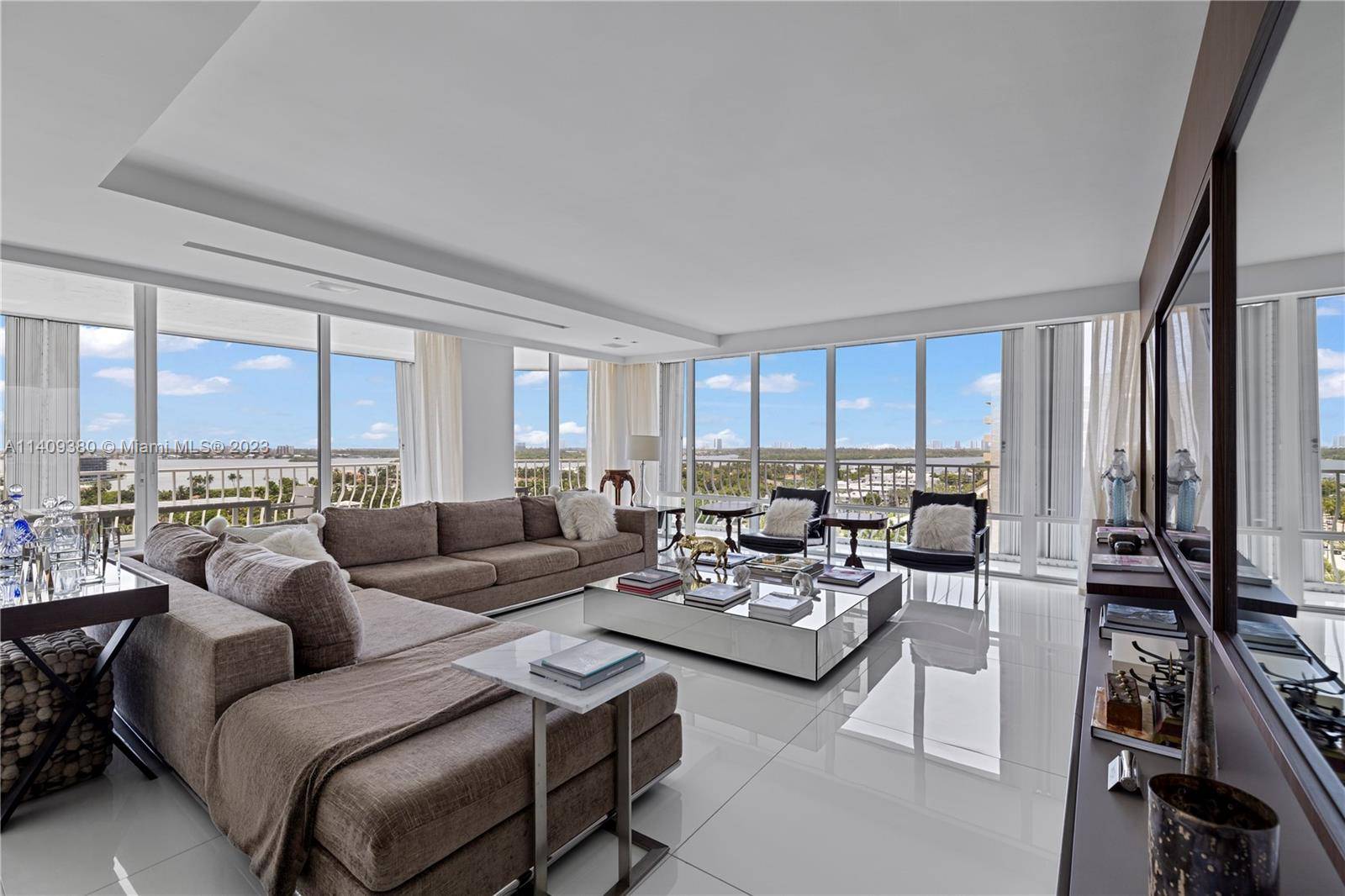 This fully renovated Bal Harbour apartment offers a spacious living space of 3, 300 square feet.