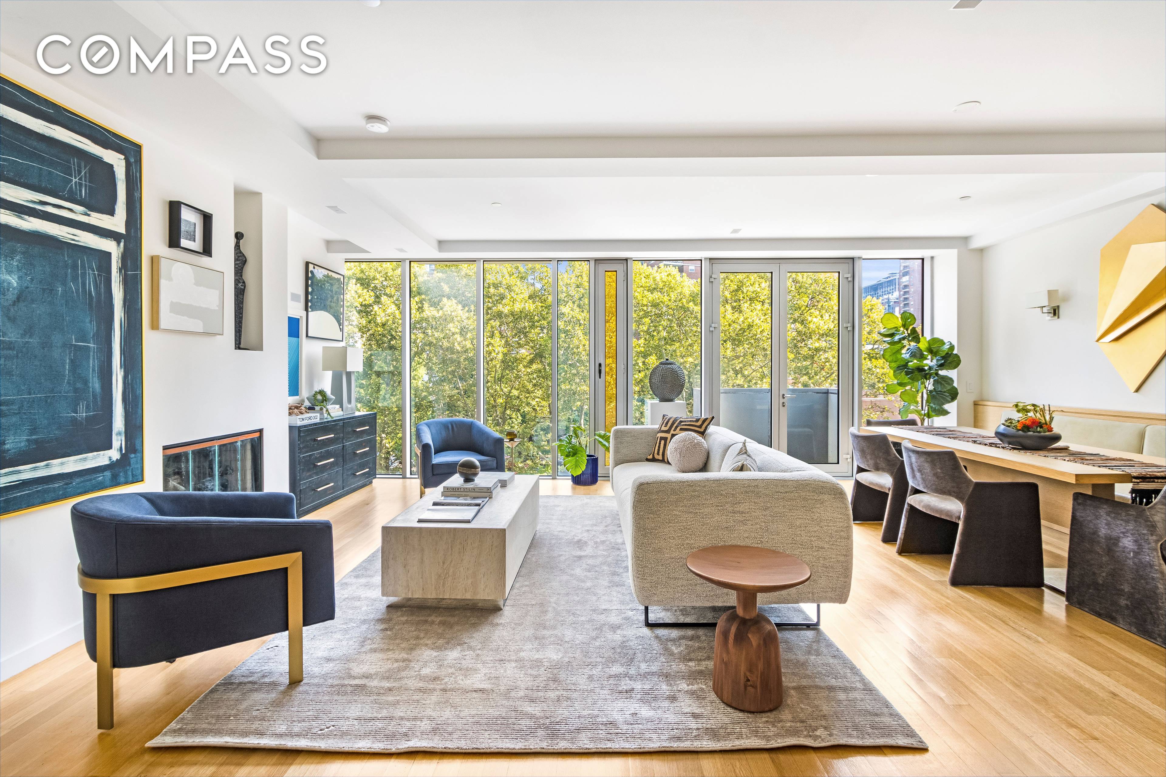 Welcome to 350 West 23rd Street, 5B a stunning, sun soaked, half floor through residence at Modern 23 in the heart of Chelsea.