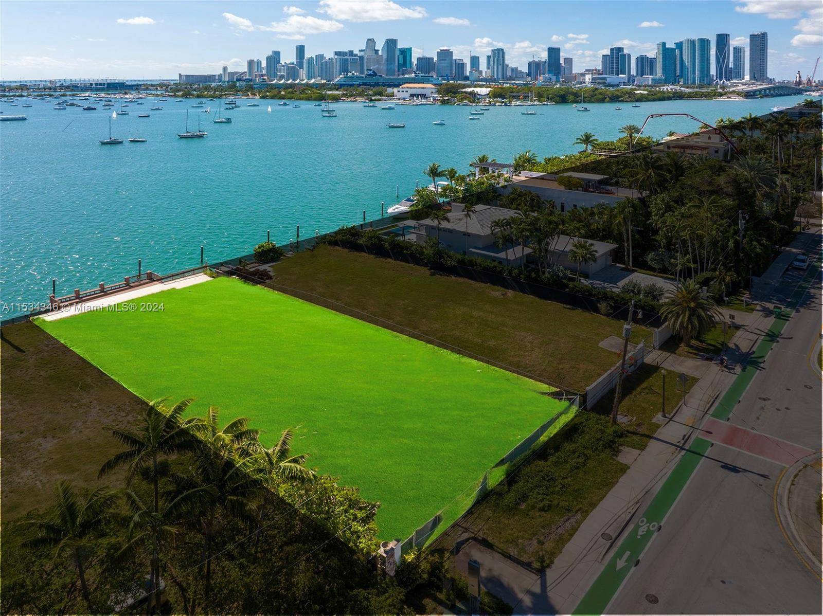 Discover this exquisite waterfront property nestled on the Venetian Islands, presenting a rare chance to build a magnificent estate in one of South Florida's most sought after locations.