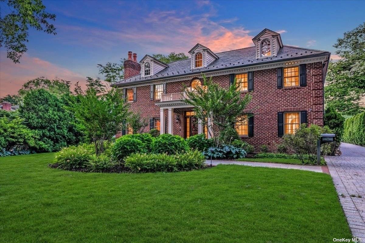 Sumptuous Custom Built Brick Colonial Situated On.